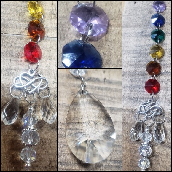 Rainbow Suncatcher 🌈 LGBTQ 🏳️🌈 PRIDE Hanging Decor Gift idea Window Crystals - Picture 6 of 11